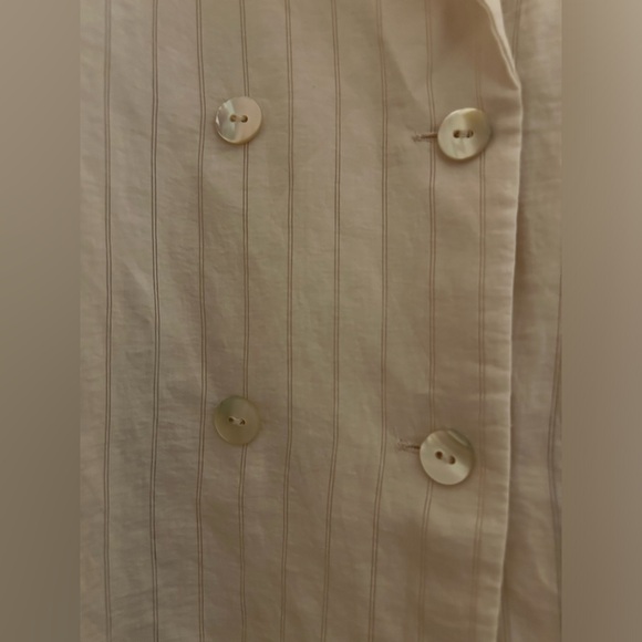 Double Breasted Pinstripe Mango Shirt XS - Picture 4 of 5